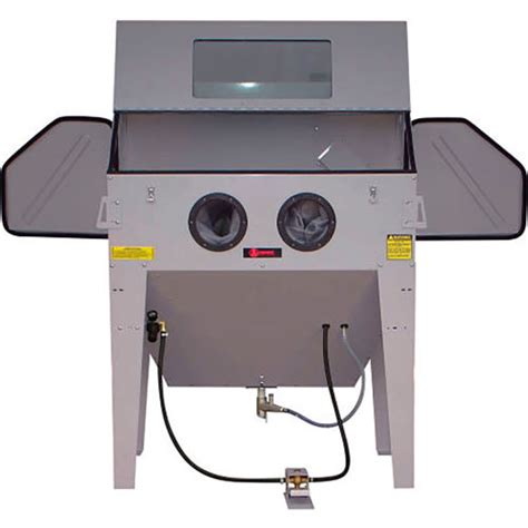 allsource 41500 triple door blast cabinet steel|41500 abrasive blast cabinet.